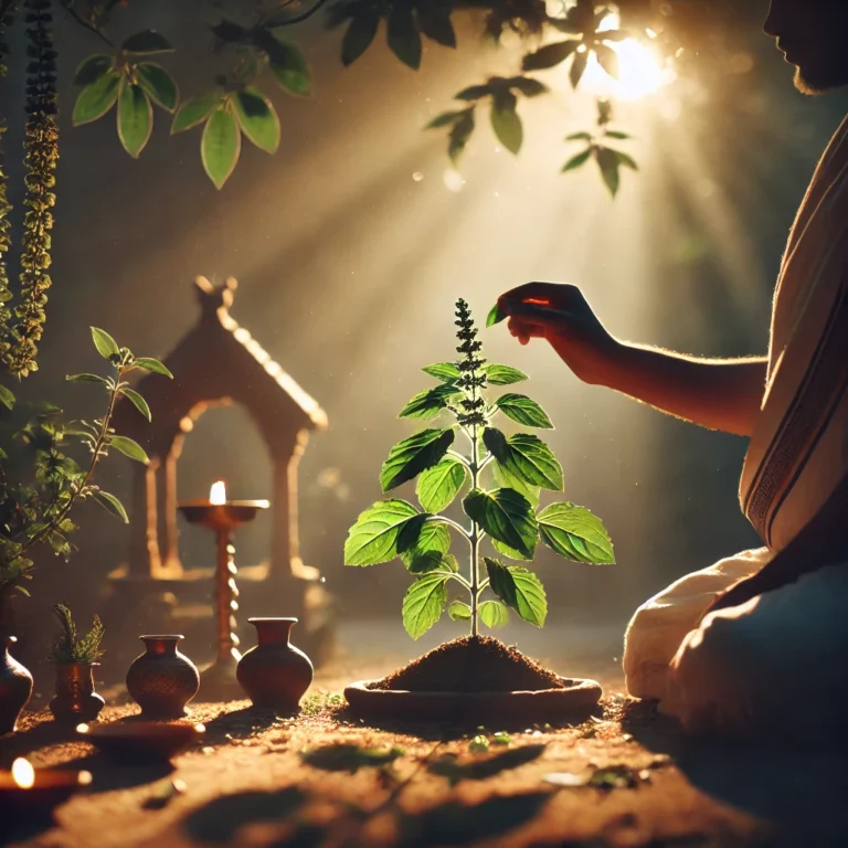 तुलसी के पत्तों को तोड़ने का सही समय