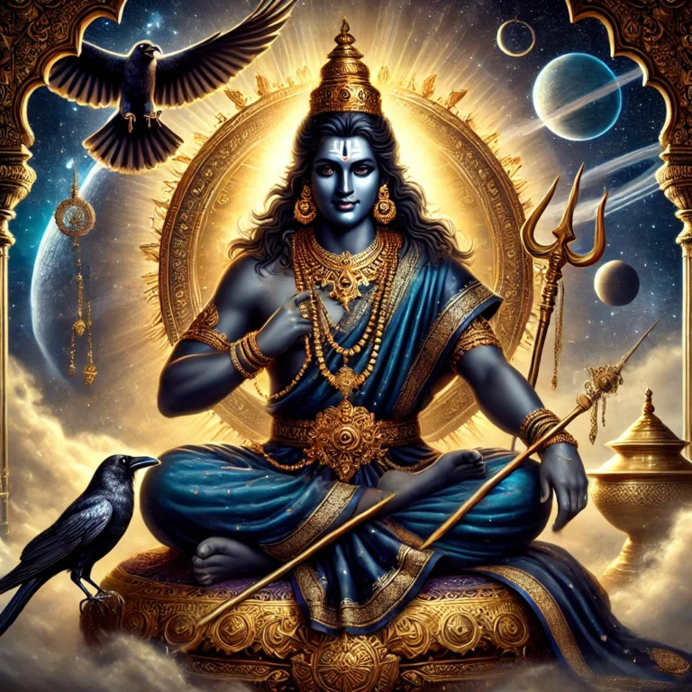 शनि देव की कथा शनि देव को न्याय के देवता और कर्मों के फलदाता माना जाता है। उनकी कथा हिंदू पुराणों में विस्तार से मिलती है।