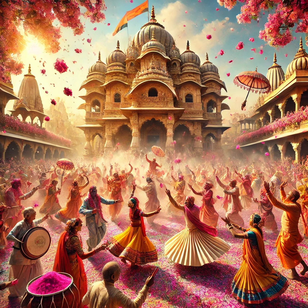 "वृंदावन की होली: