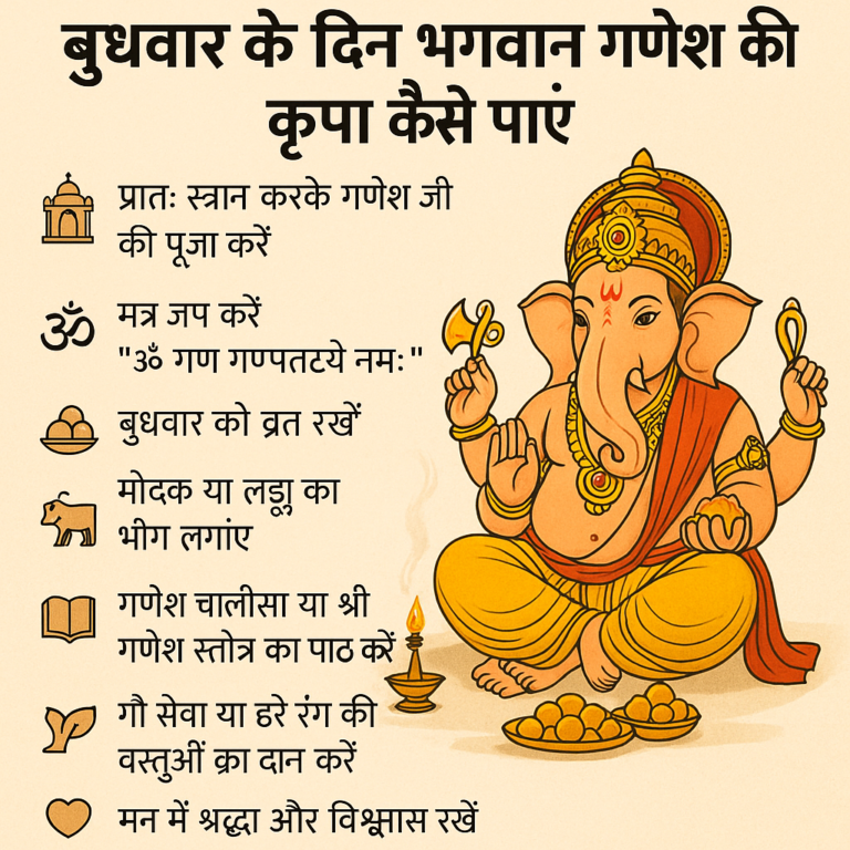 बुधवार के दिन भगवान गणेश की कृपा कैसे पाये