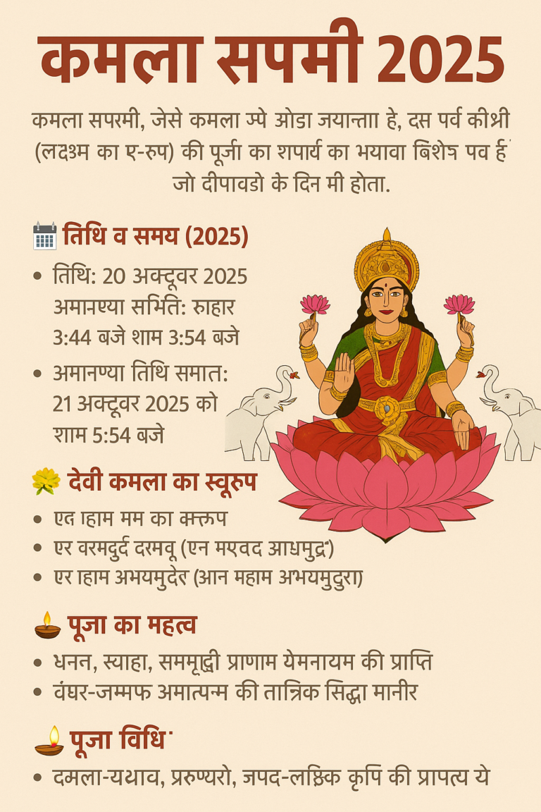 कमला सप्तमी 2025