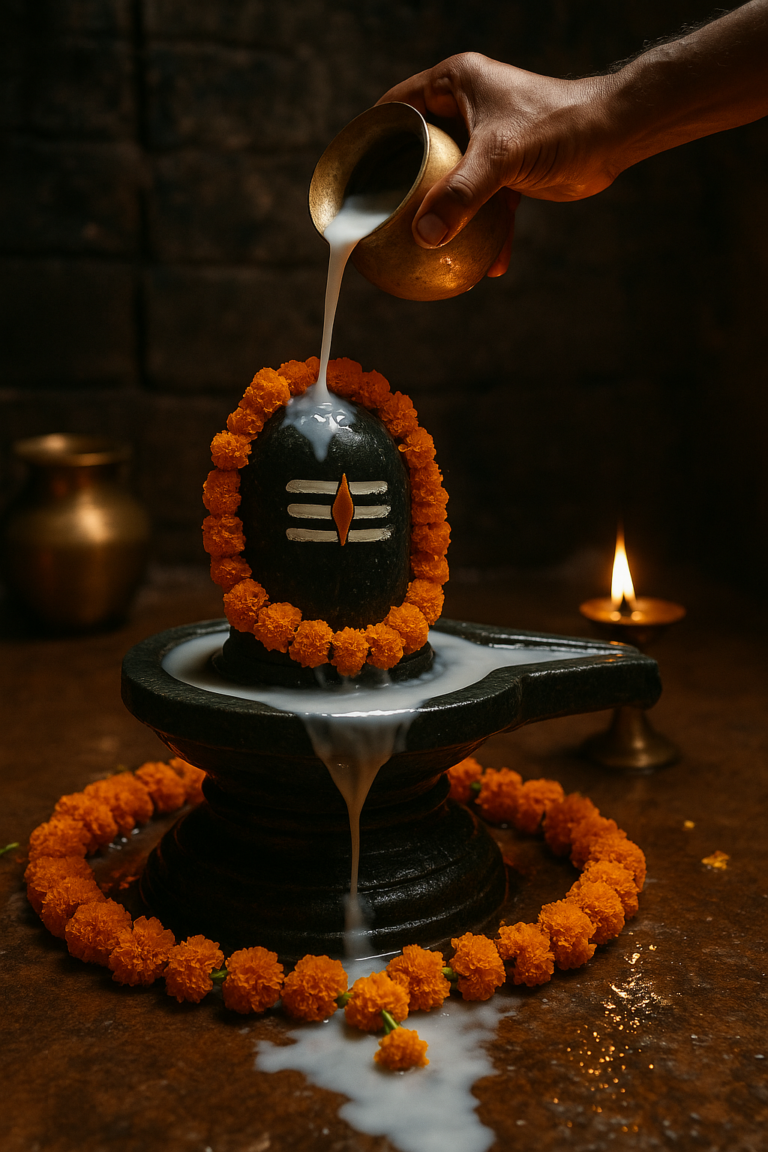 सावन सोमवार रुद्राभिषेक विधि (पूर्ण विधि):