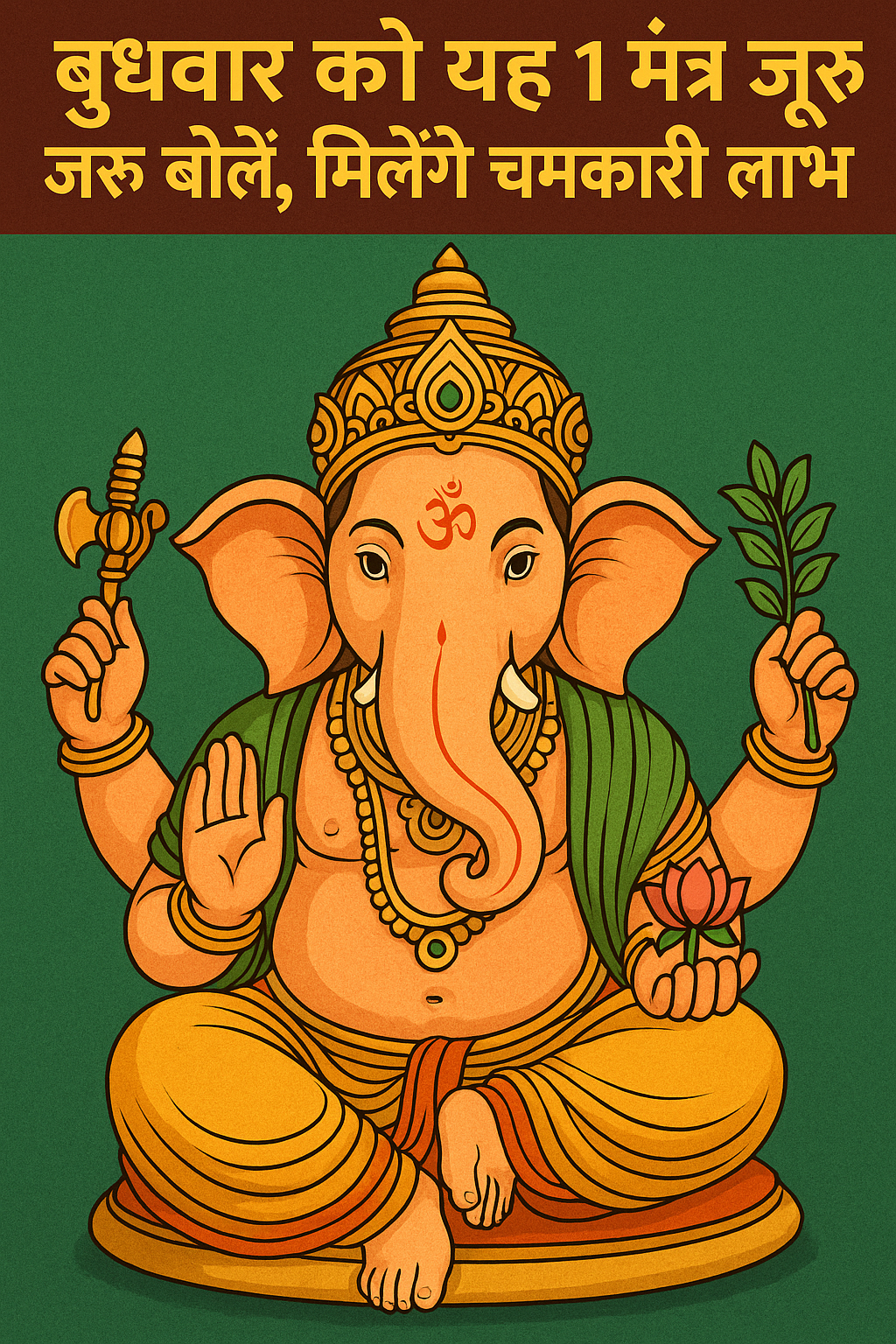 बुधवार को यह 1 मंत्र जरूर बोलें, मिलेंगे चमत्कारी लाभ