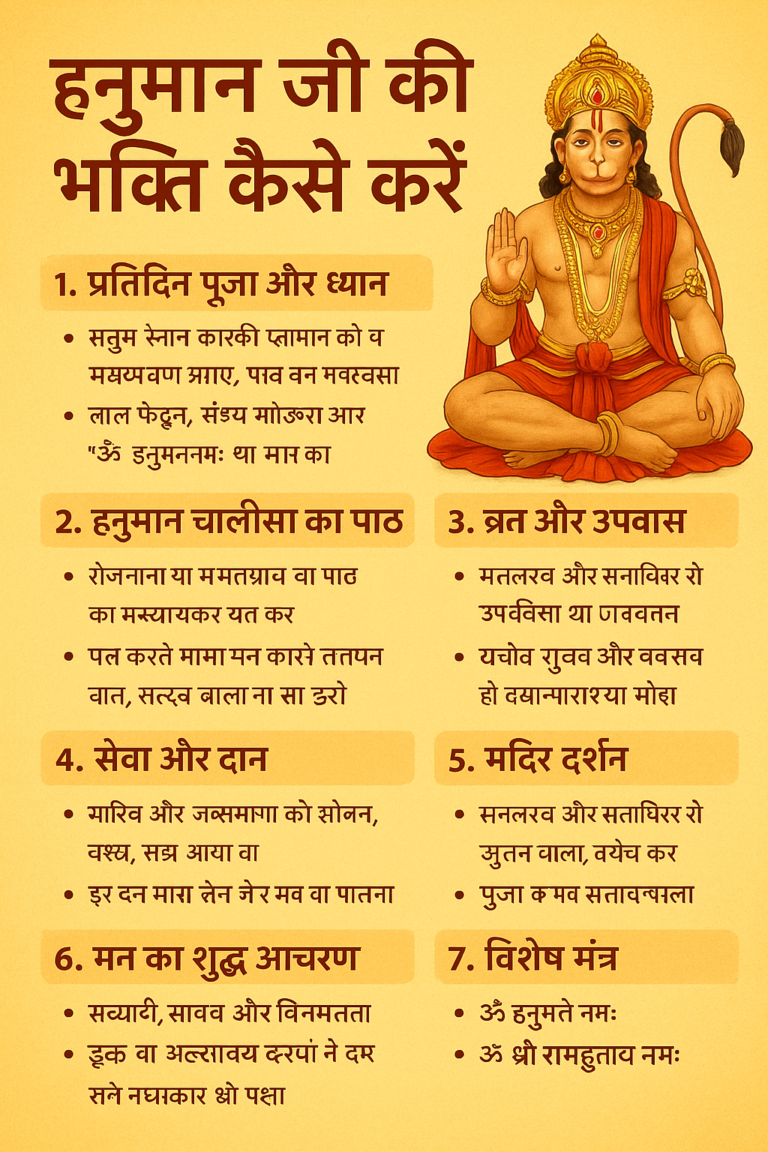 हनुमान जी की भक्ति करने के कई सरल