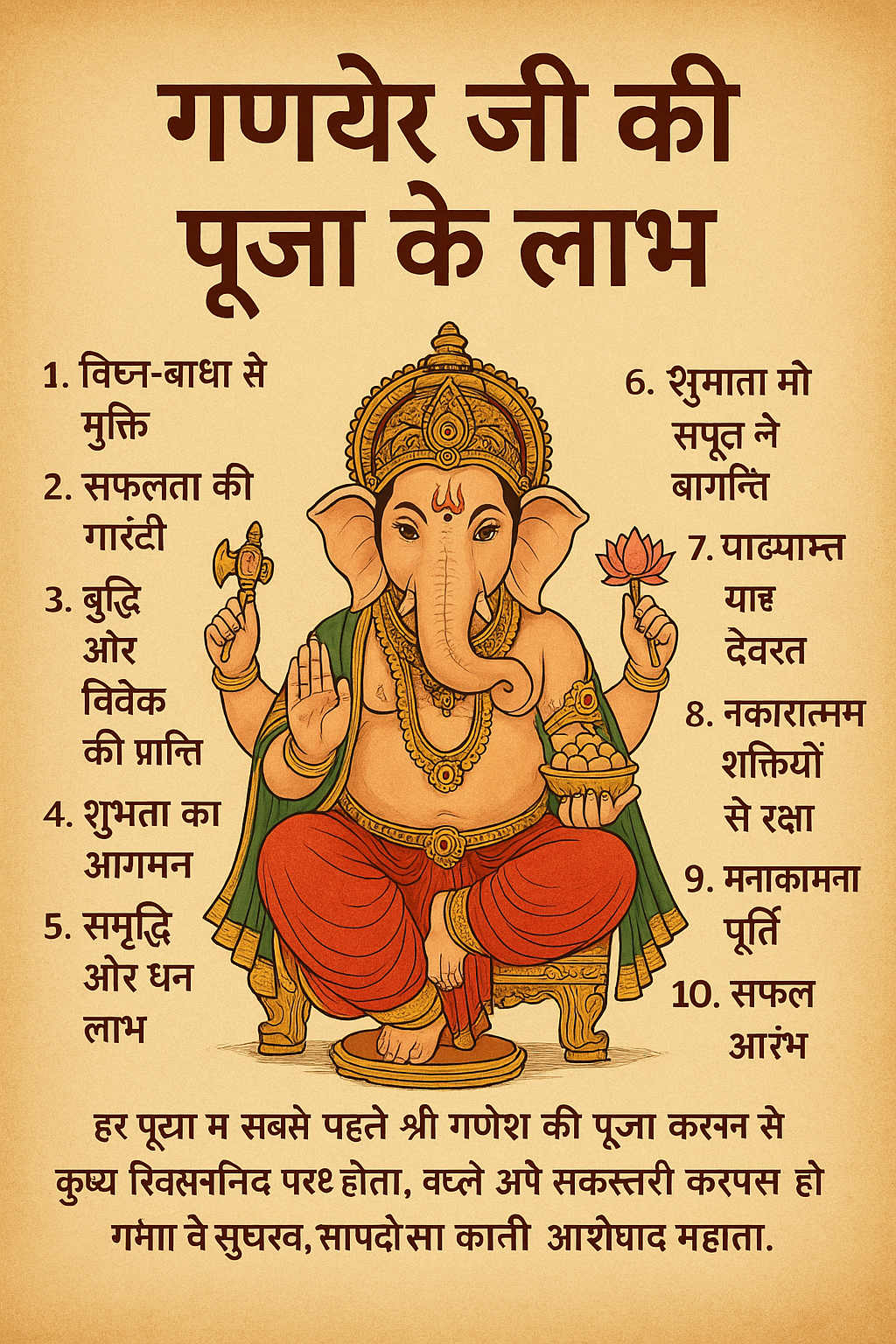 हर पूजा में सबसे पहले क्यों पूजे जाते हैं श्री गणेश