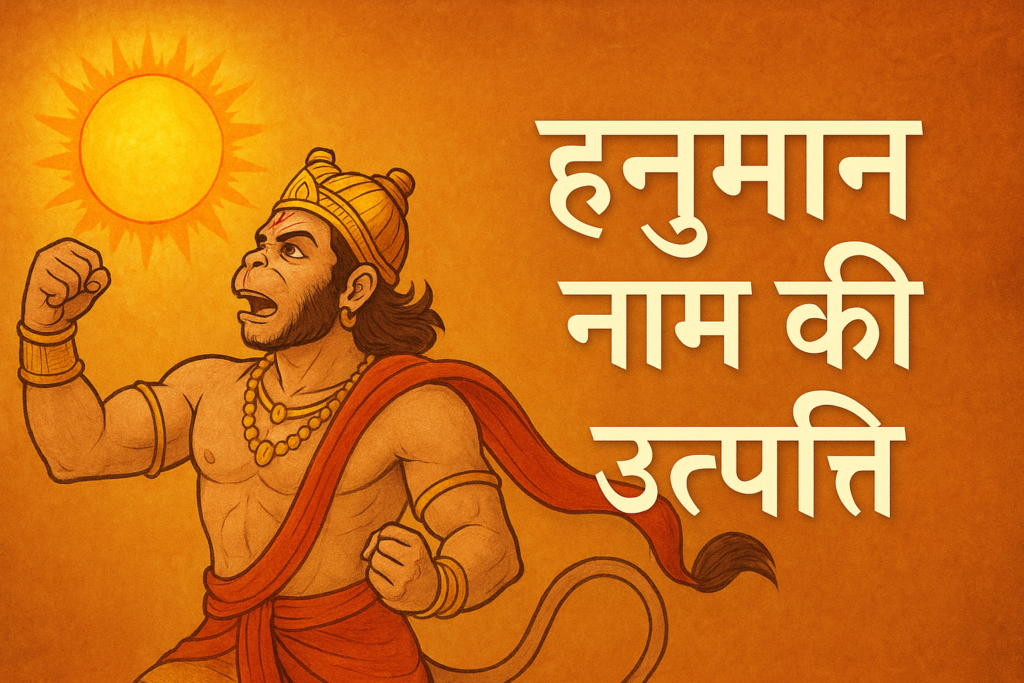 हनुमान जी के नाम की उत्पत्ति