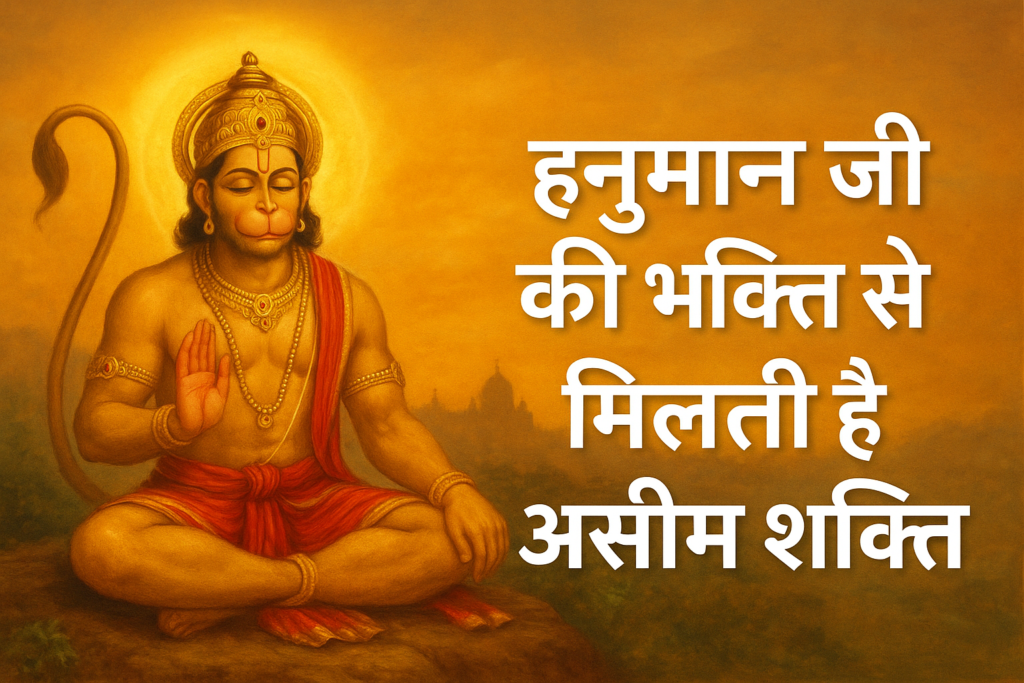 हनुमान जी की भक्ति से मिलती है असीम शक्ति