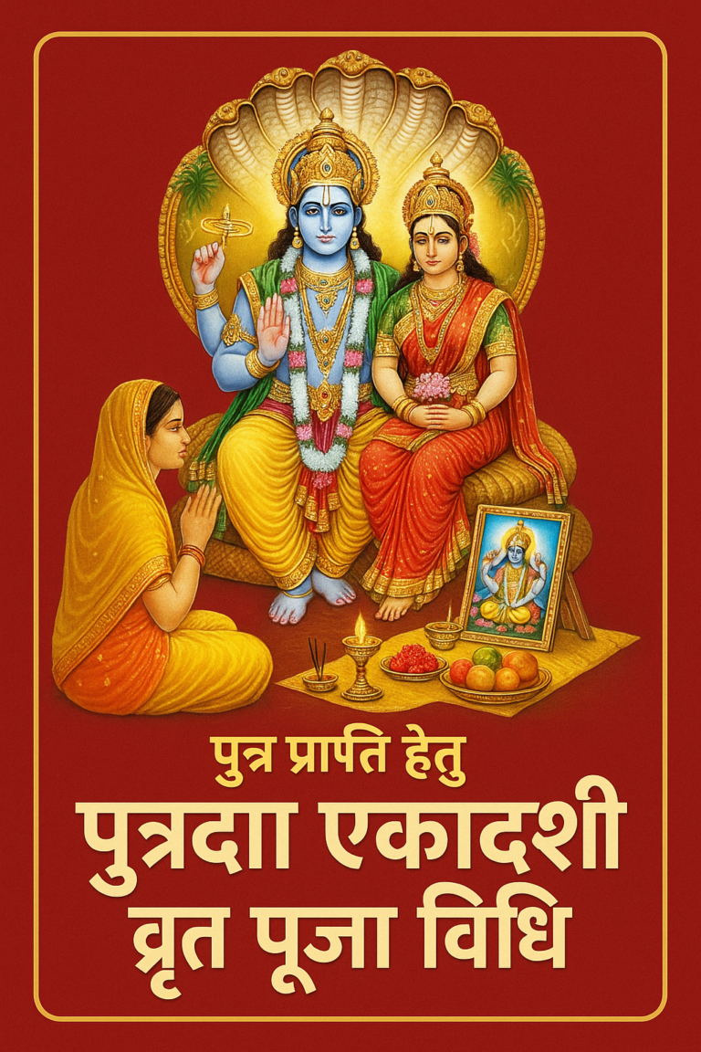 🌼 पुत्र प्राप्ति हेतु पुत्रदा एकादशी व्रत पूजा विधि