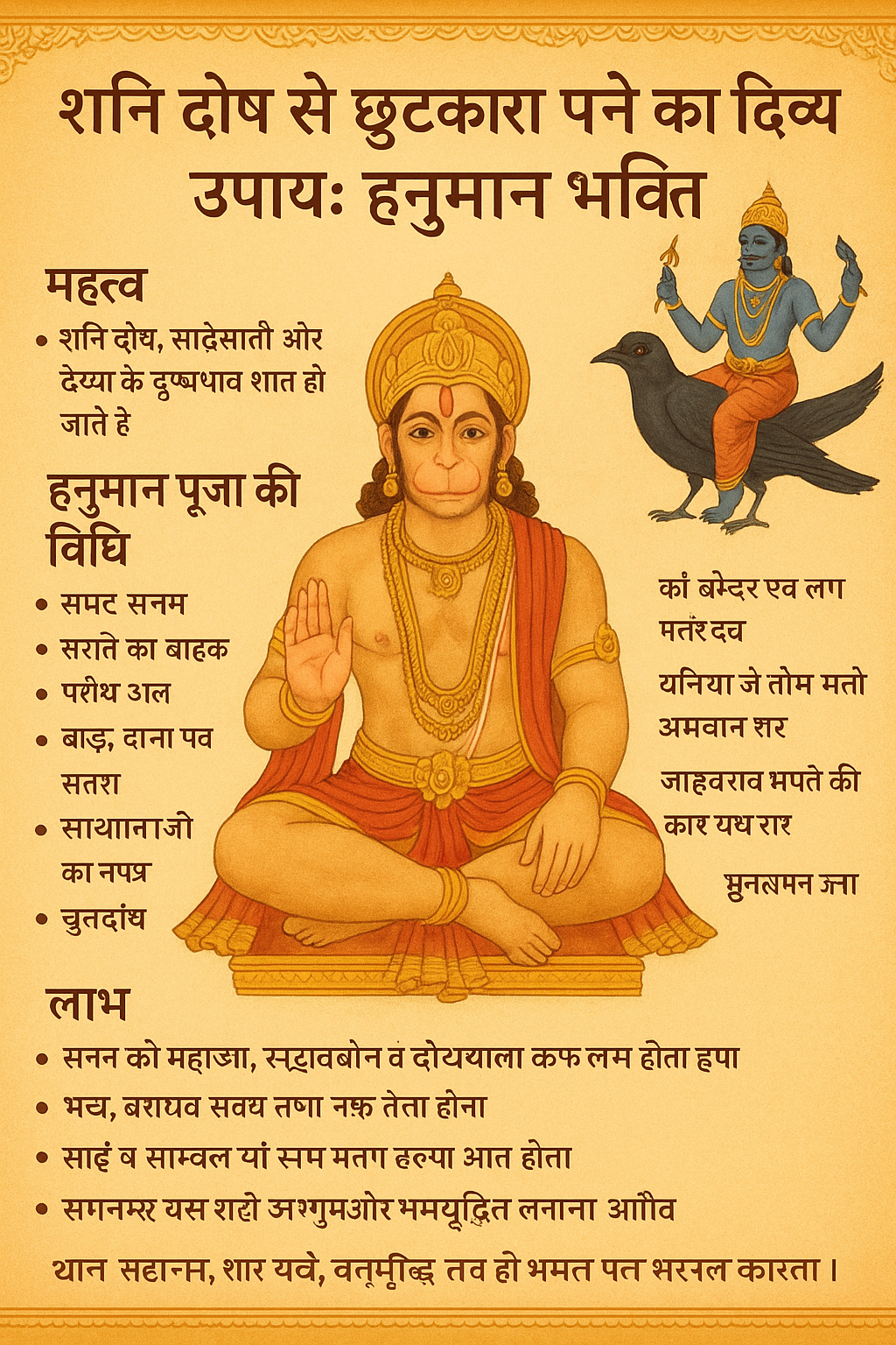 शनि दोष से छुटकारा पाने का दिव्य उपाय: हनुमान भक्ति