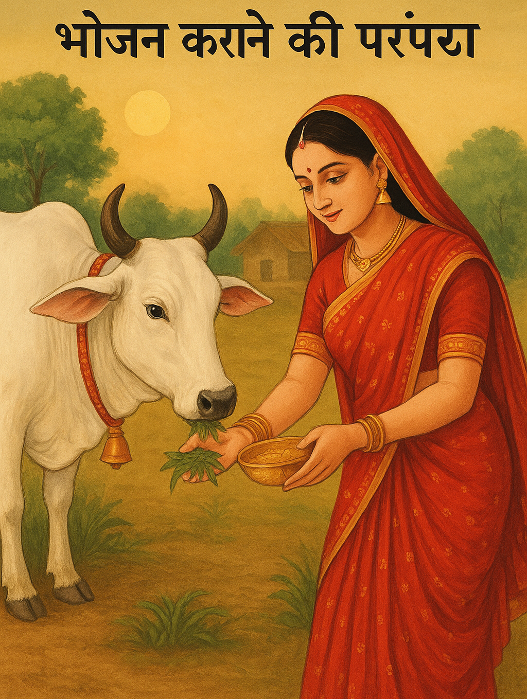 परिवर्तिनी एकादशी व्रत के बाद द्वादशी के दिन गाय को भोजन कराने की परंपरा