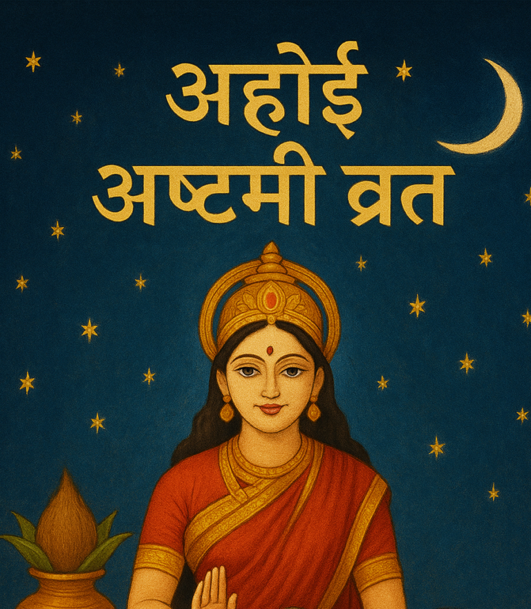 अहोई अष्टमी व्रत हर साल कार्तिक मास के कृष्ण पक्ष की अष्टमी तिथि को किया जाता है।