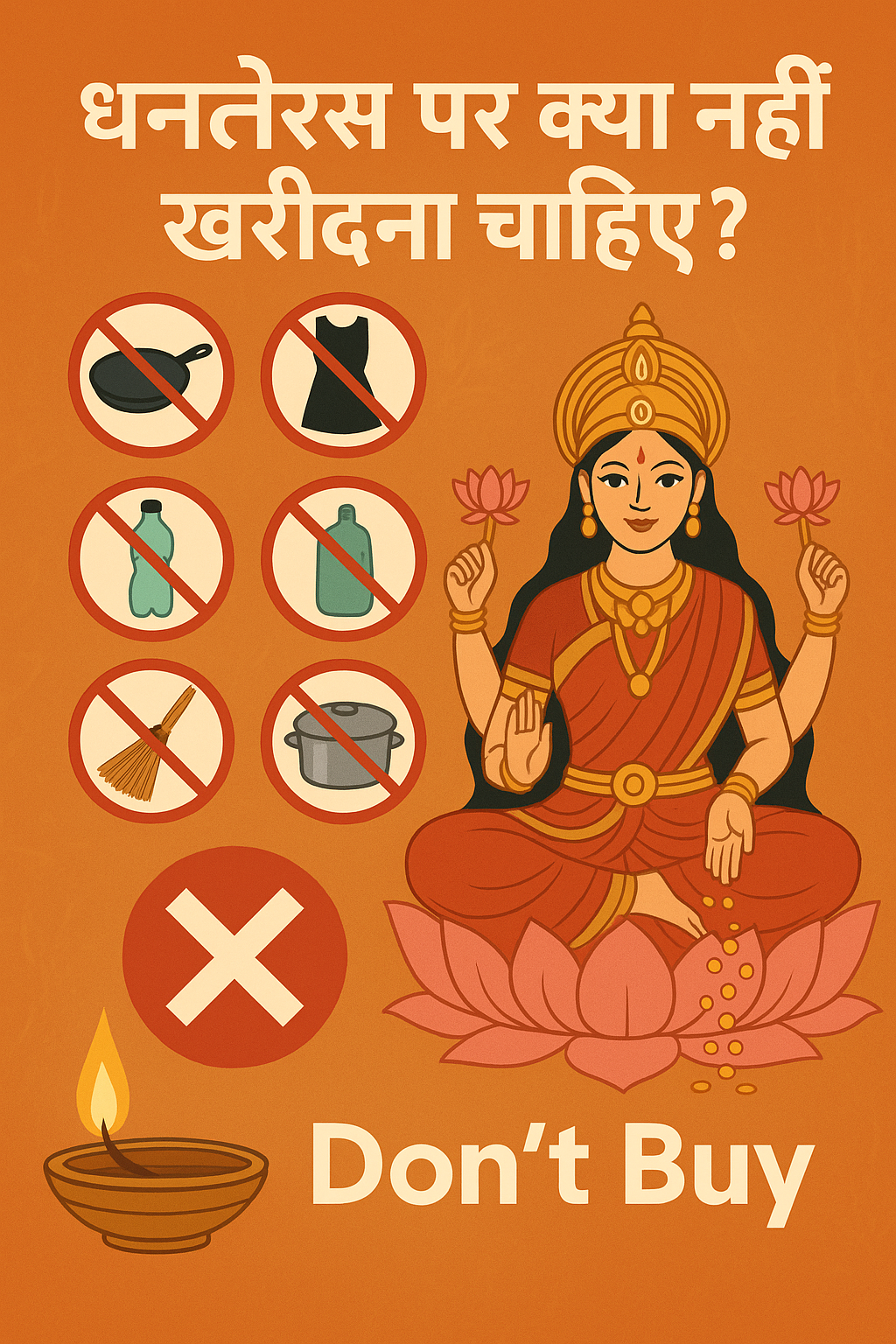 धनतेरस पर क्या नहीं खरीदना चाहिए