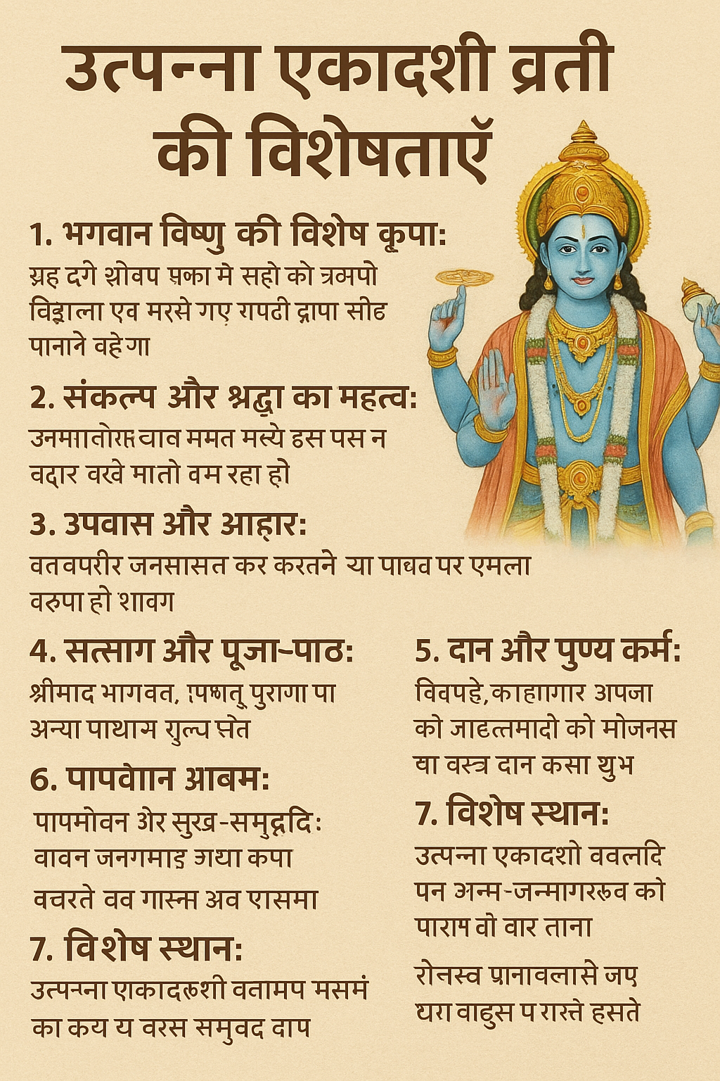 उत्पन्ना एकादशी के व्रती की विशेषताएँ