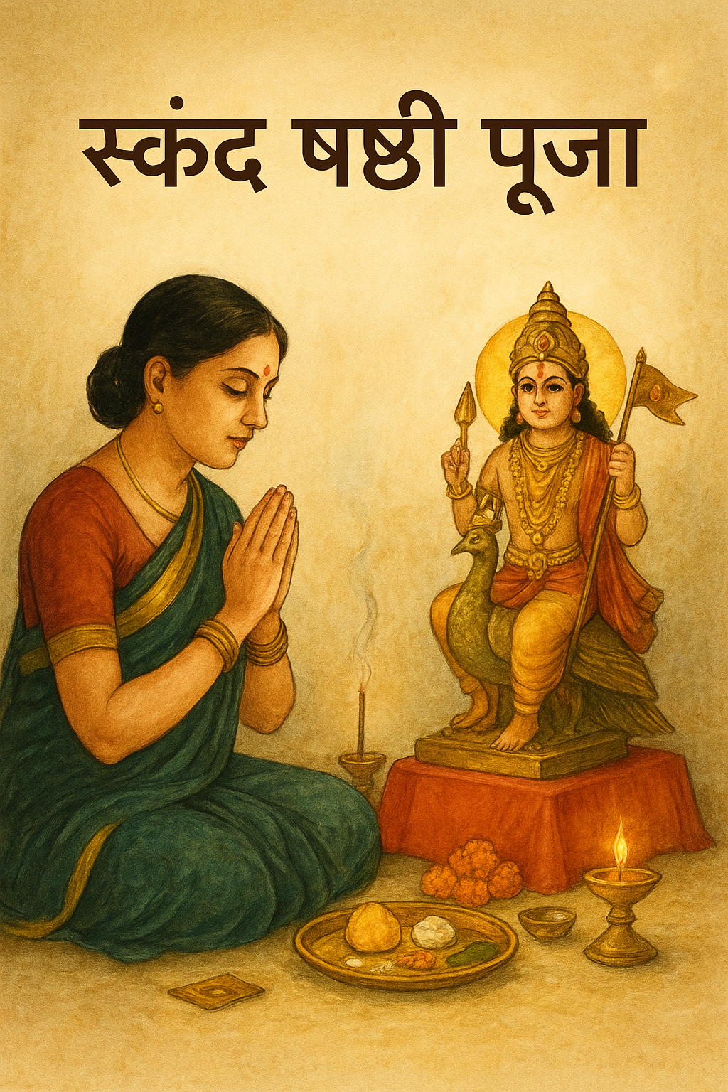 घर पर स्कंद षष्ठी पूजा कैसे करें