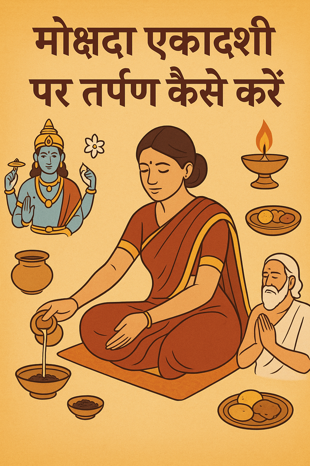 पितृ कृपा पाने के लिए मोक्षदा एकादशी तर्पण विधि