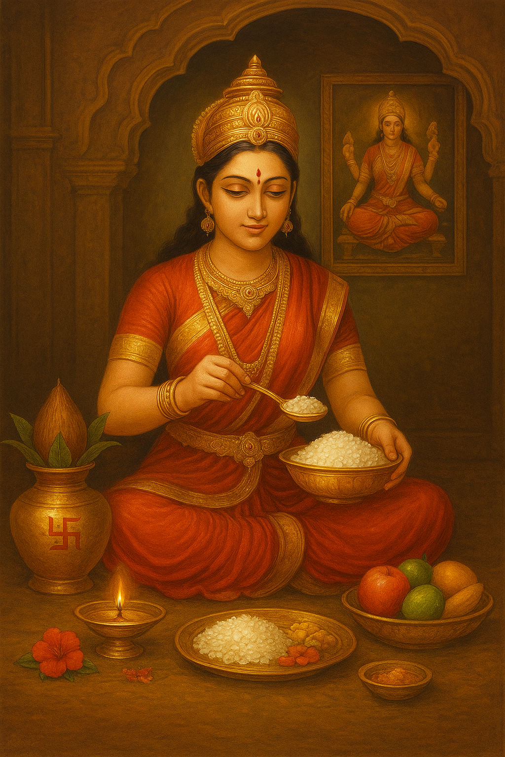 माँ अन्नपूर्णा व्रत पर ऐसे करें देवी की पूजा, मिलेगा अन्न और धन का आशीर्वाद