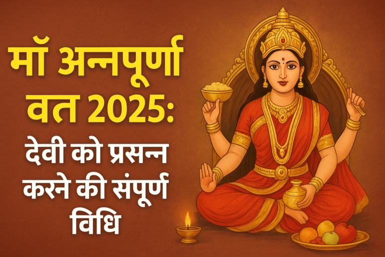 माँ अन्नपूर्णा व्रत 2025: देवी को प्रसन्न करने की संपूर्ण विधि