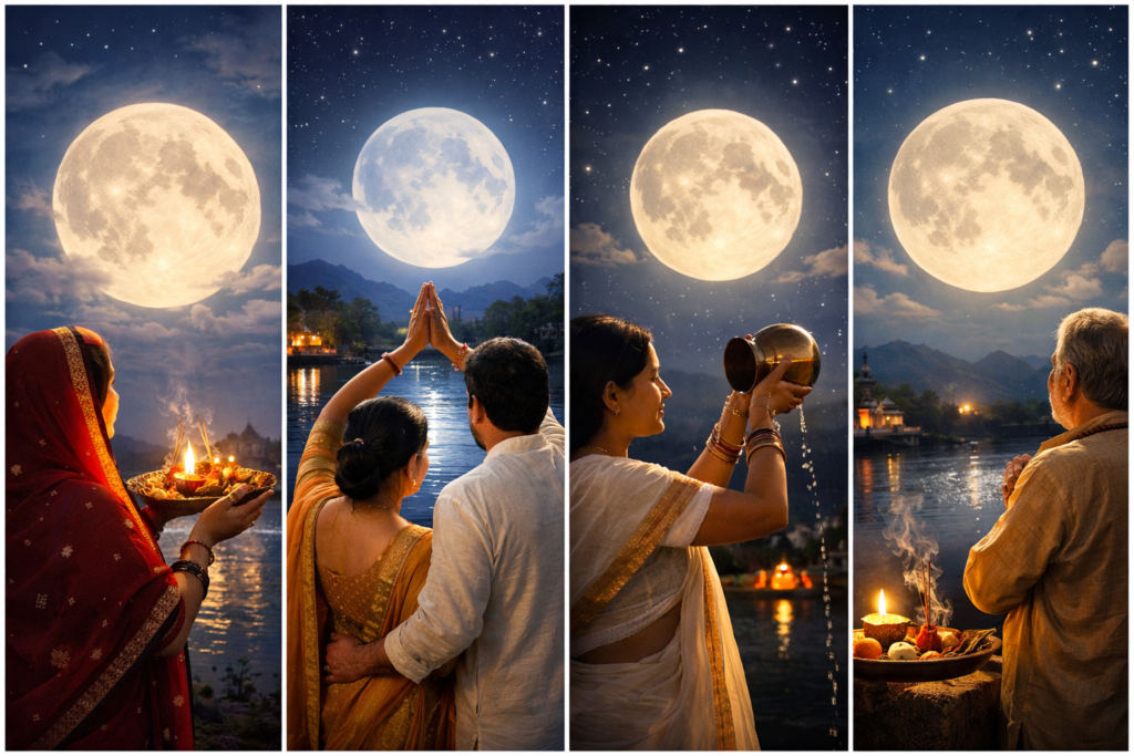 रविवार को चंद्र दर्शन से खुले सौभाग्य के द्वार