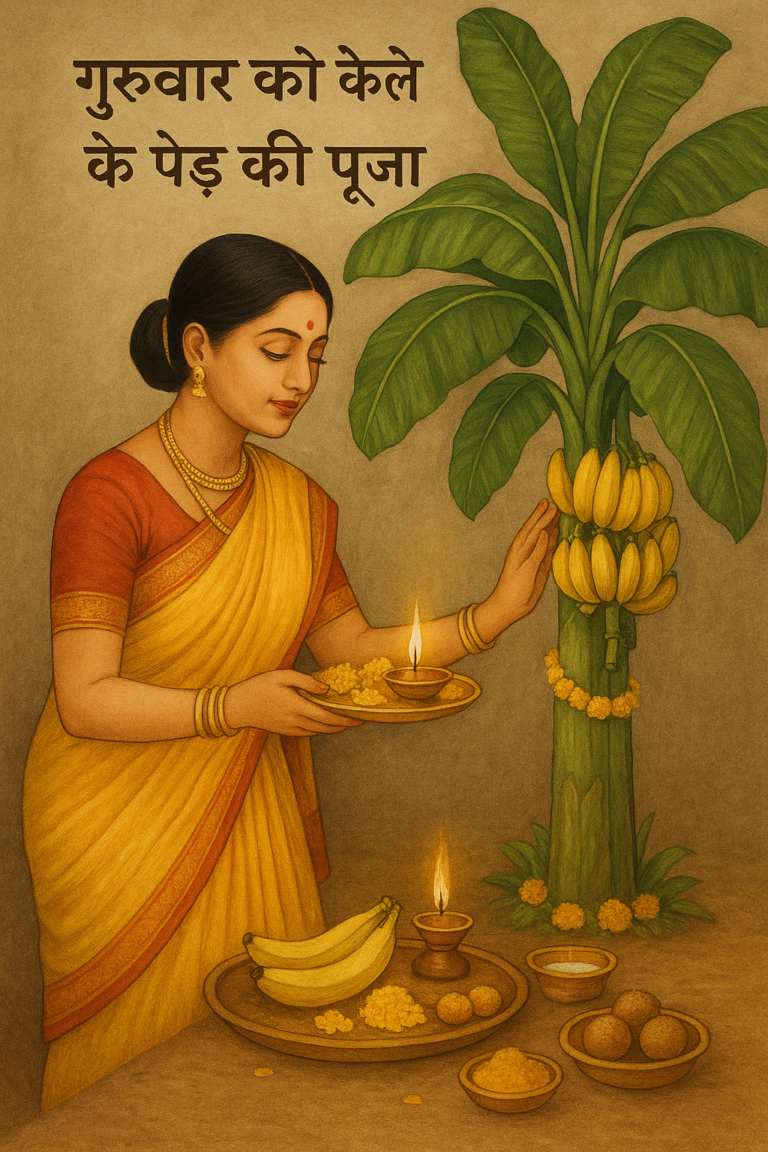 बृहस्पतिवर के दिन केले के वृक्ष की पूजा कैसे करें