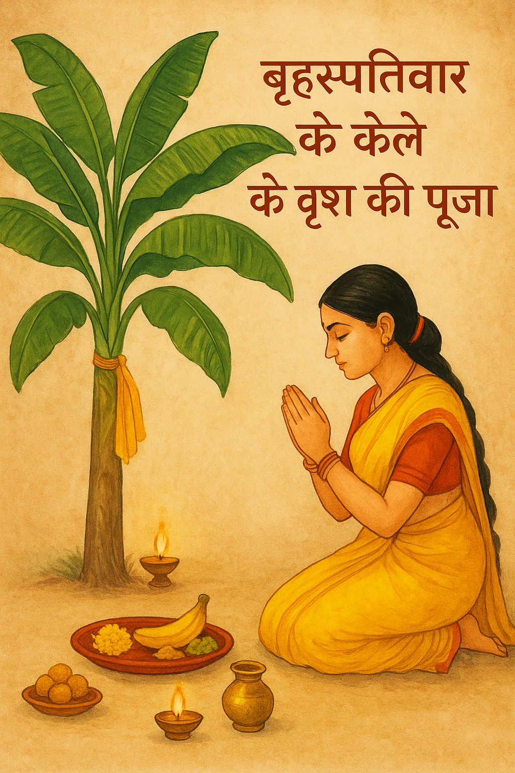 गुरुवार को केले के पेड़ की पूजा विधि