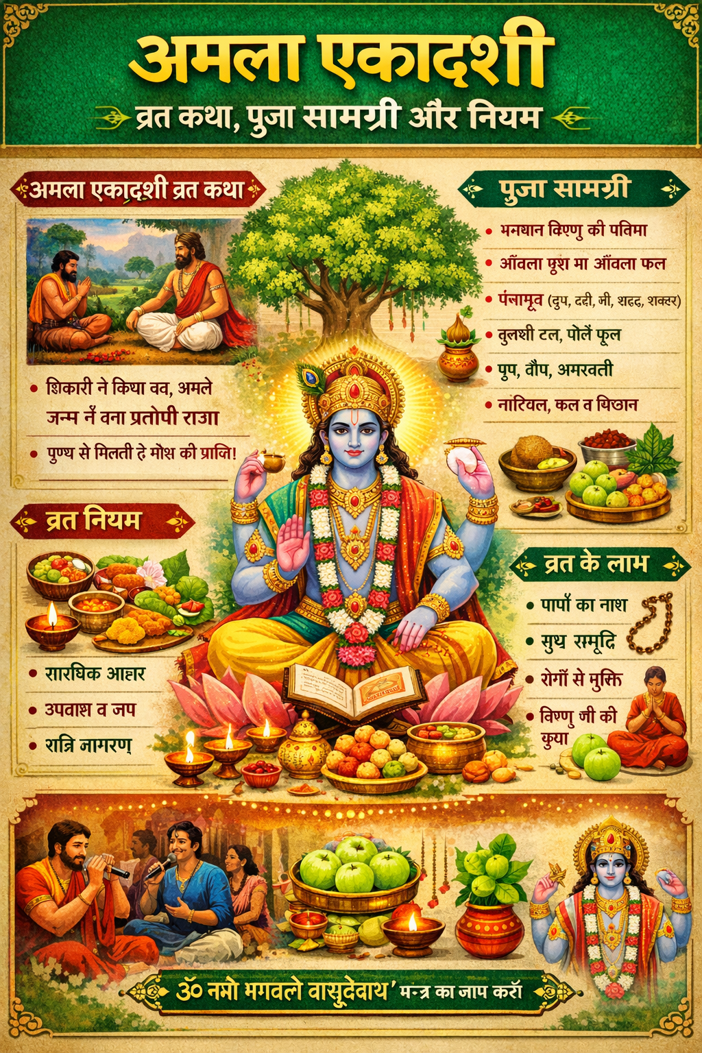 अमला एकादशी व्रत कथा, पूजा सामग्री और नियम