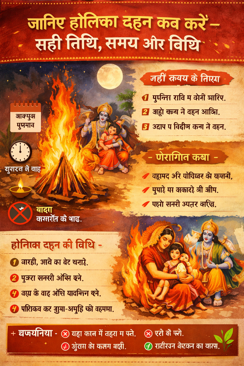 जानिए होलिका दहन कब करें – सही तिथि और समय