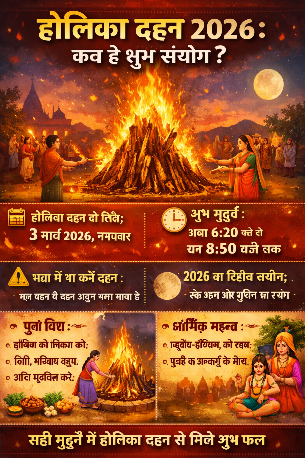 होलिका दहन 2026: कब है शुभ संयोग?